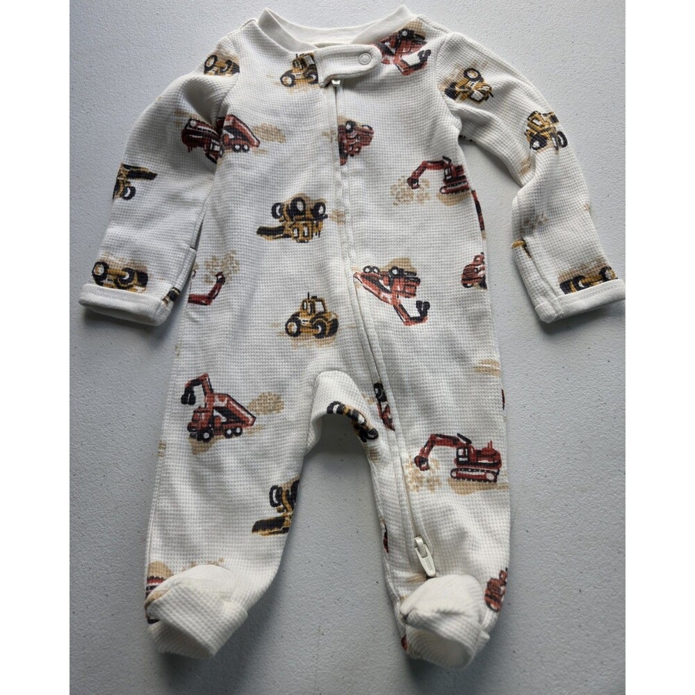 CARTERS sleeper thermal white/CONSTRUCTION / size newborn